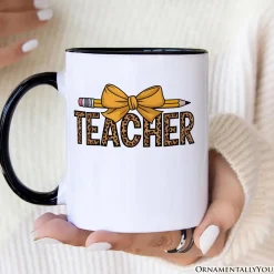 Leopard Teacher Ceramic Mug