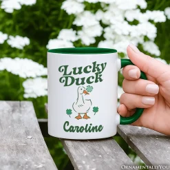 Lucky Duck St Patricks Day Mug