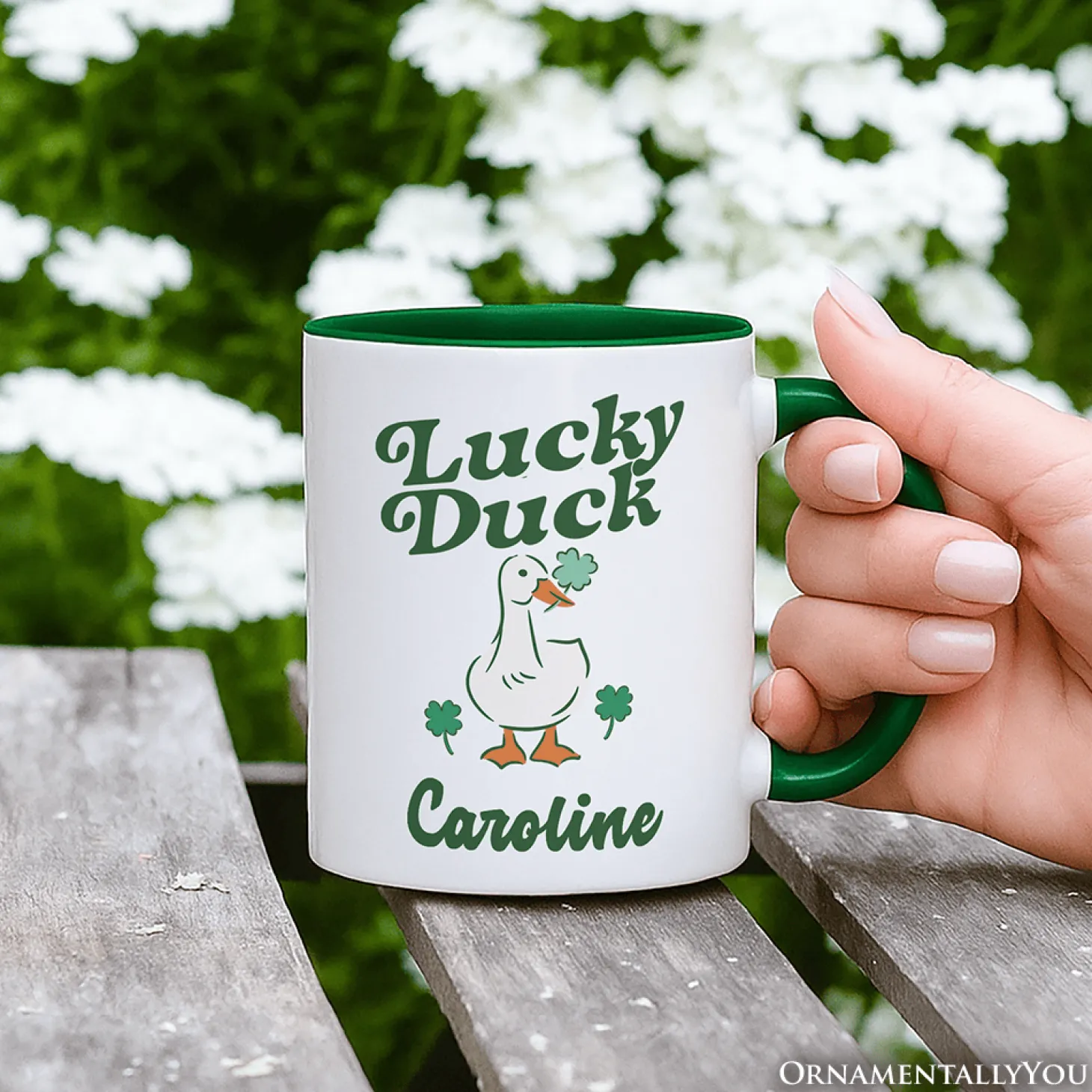 Lucky Duck St Patricks Day Mug