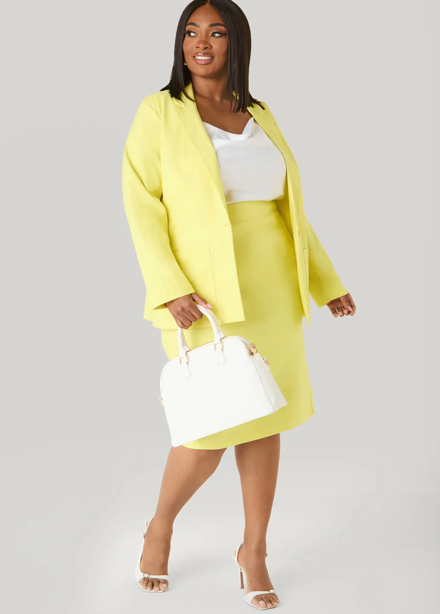 Millennium Button Front Blazer
