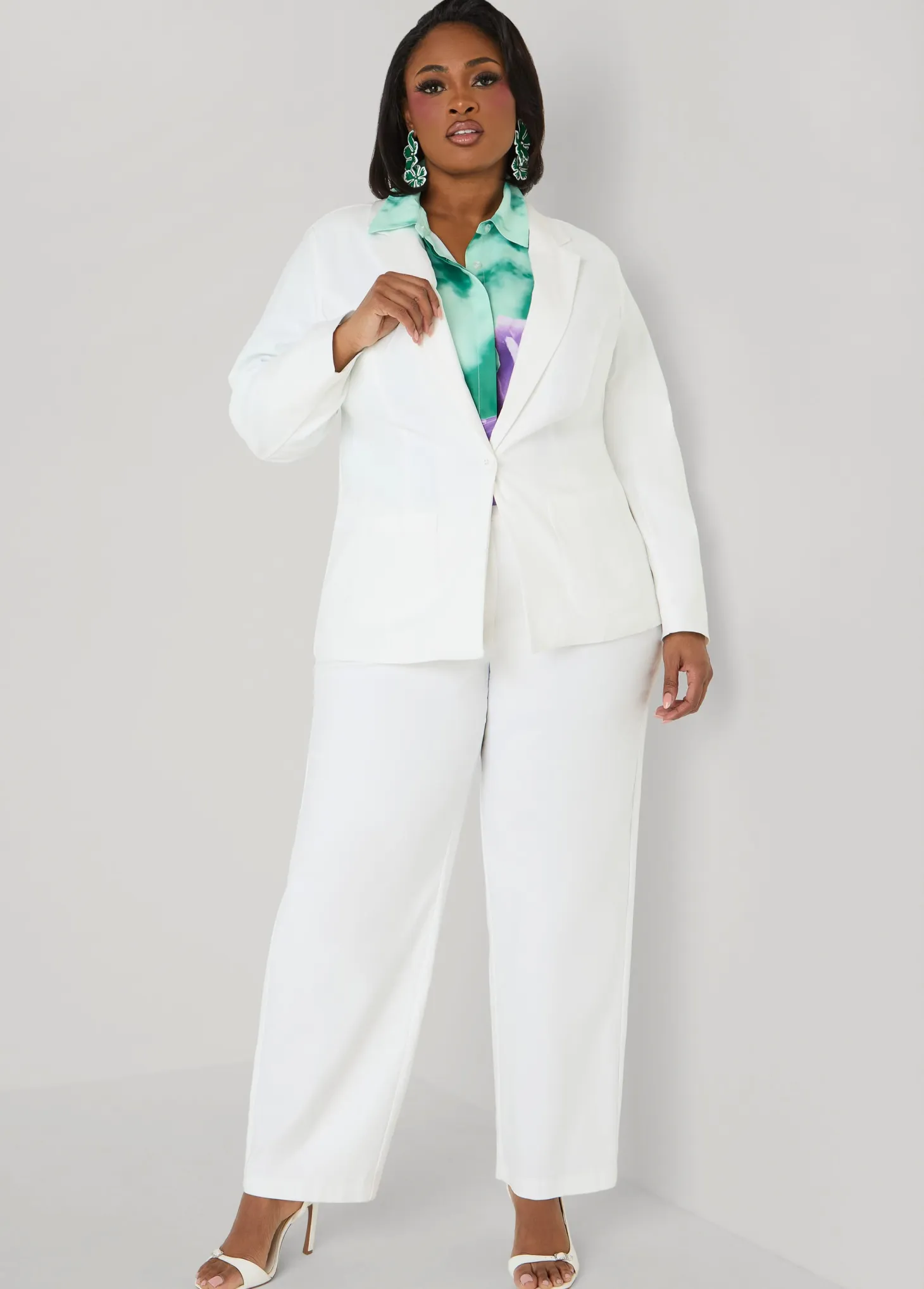 Millennium Button Up Blazer