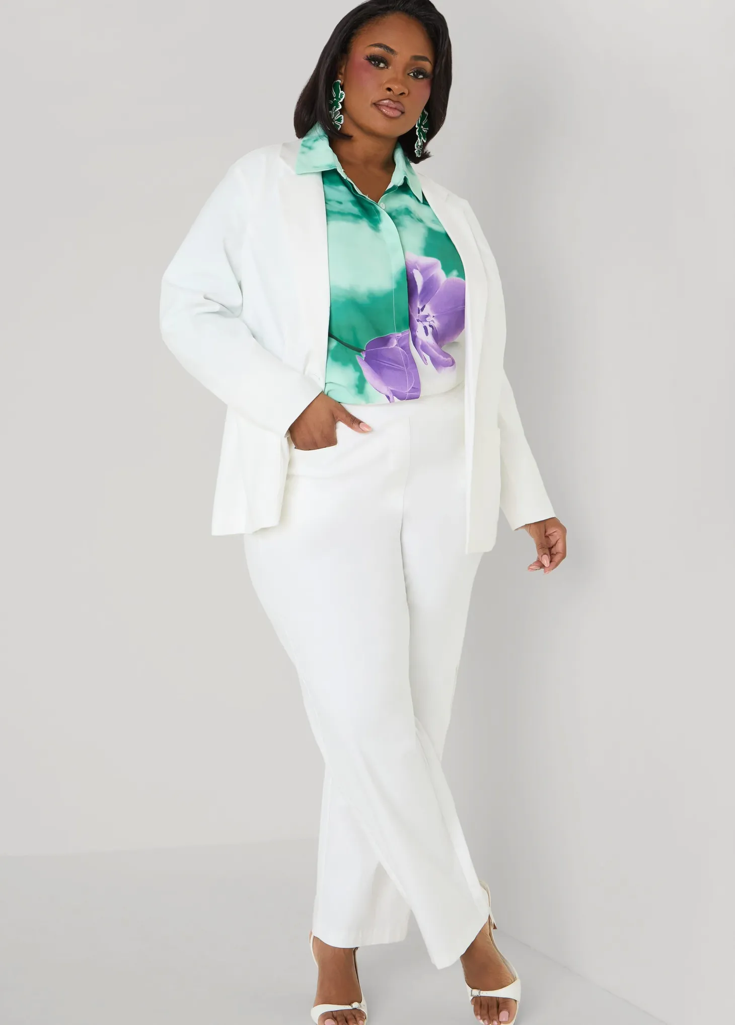 Millennium Button Up Blazer