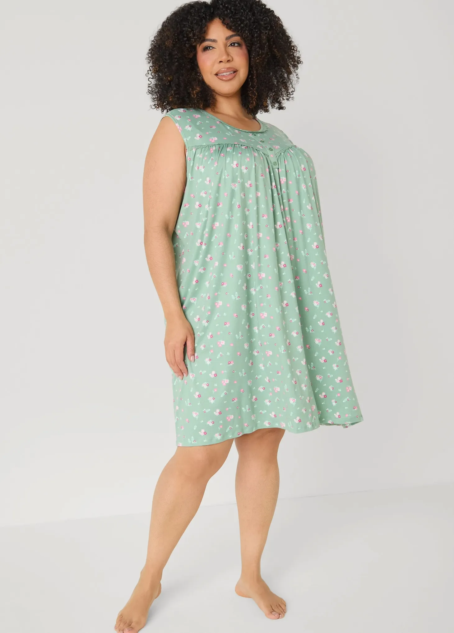 Moon To Noon Floral Nightgown