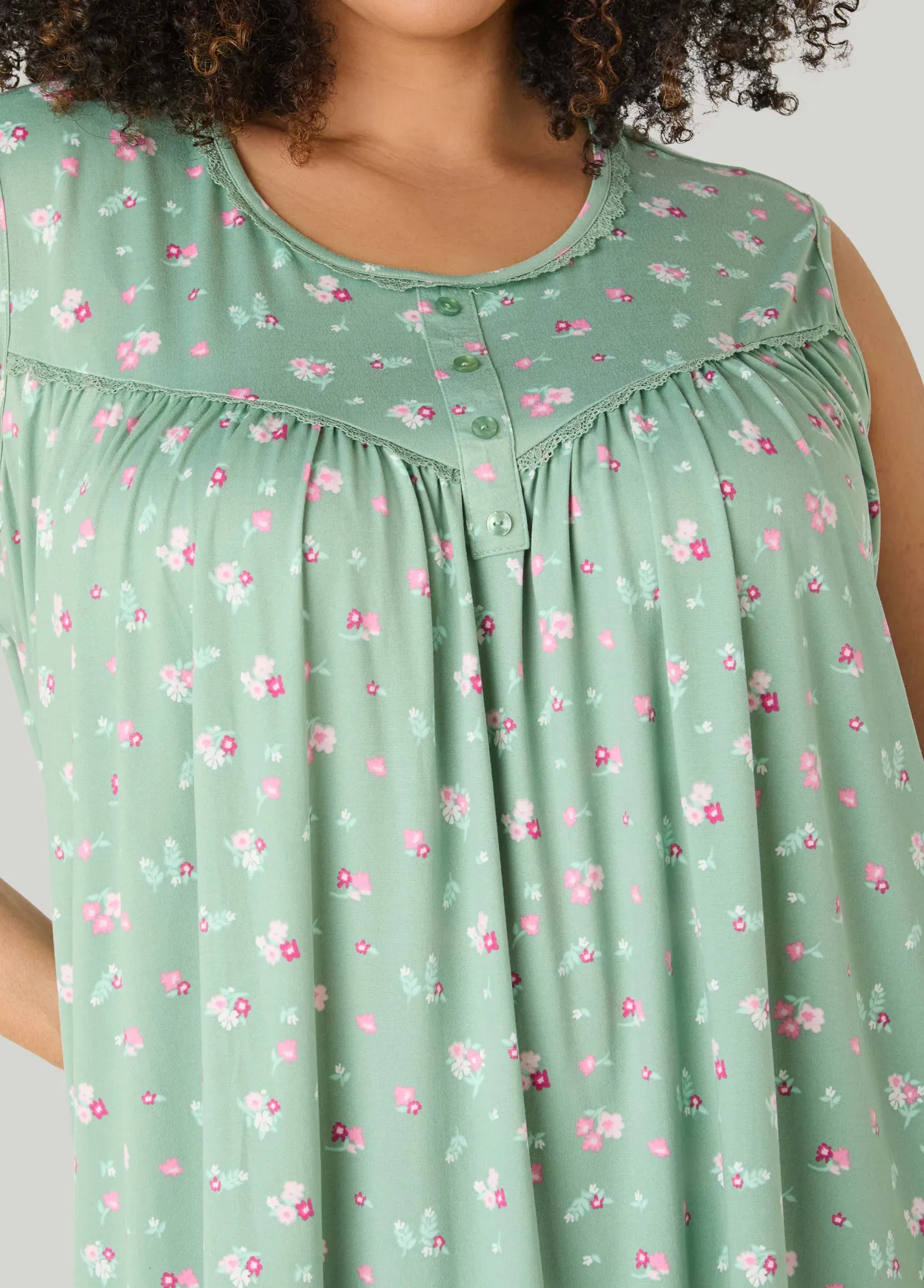 Moon To Noon Floral Nightgown