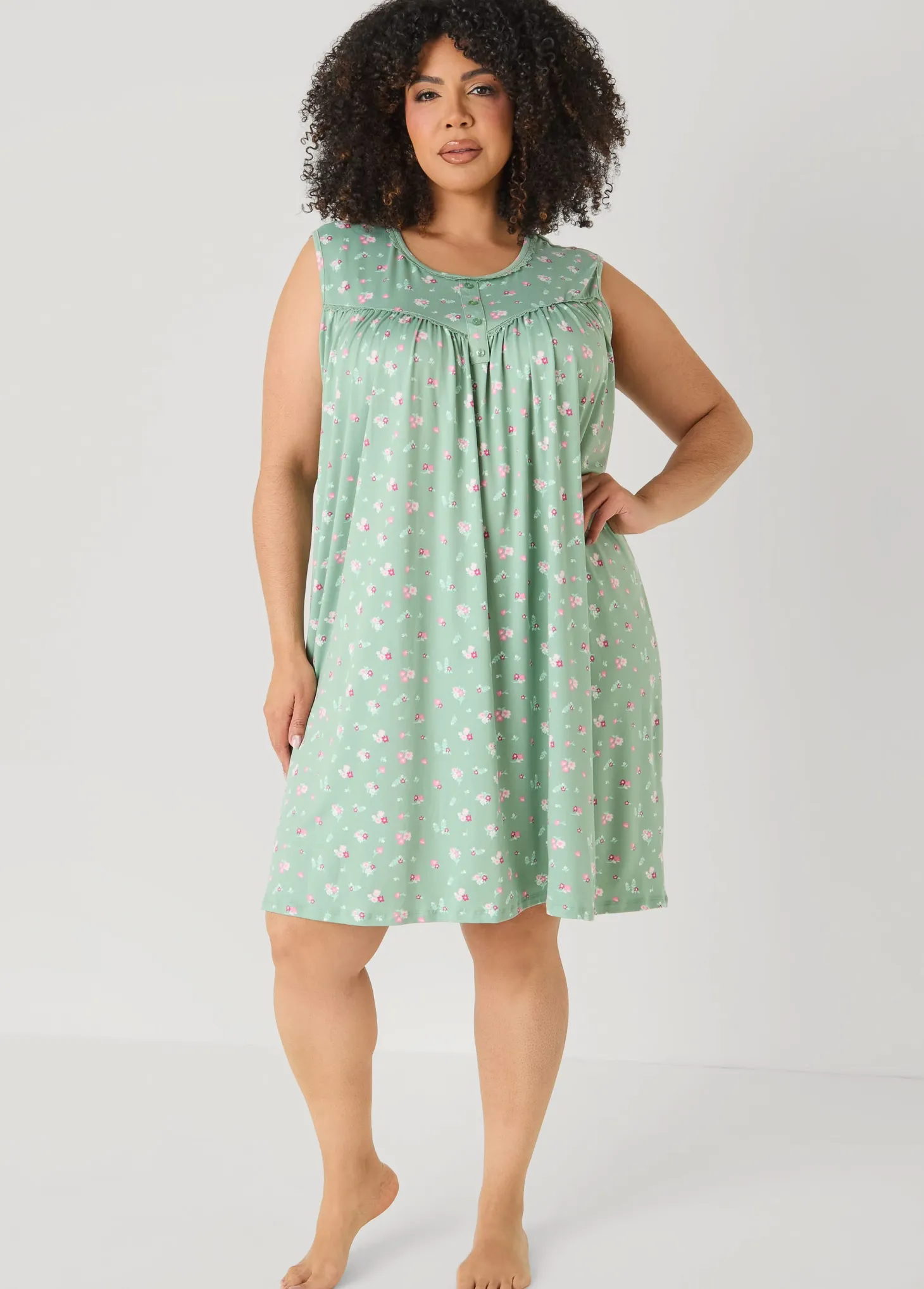 Moon To Noon Floral Nightgown