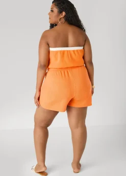 Moon To Noon Strapless Romper