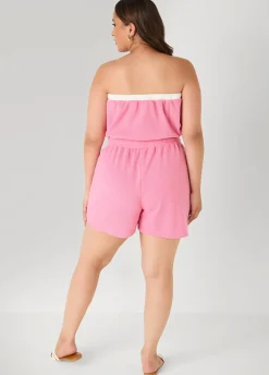 Moon To Noon Strapless Romper