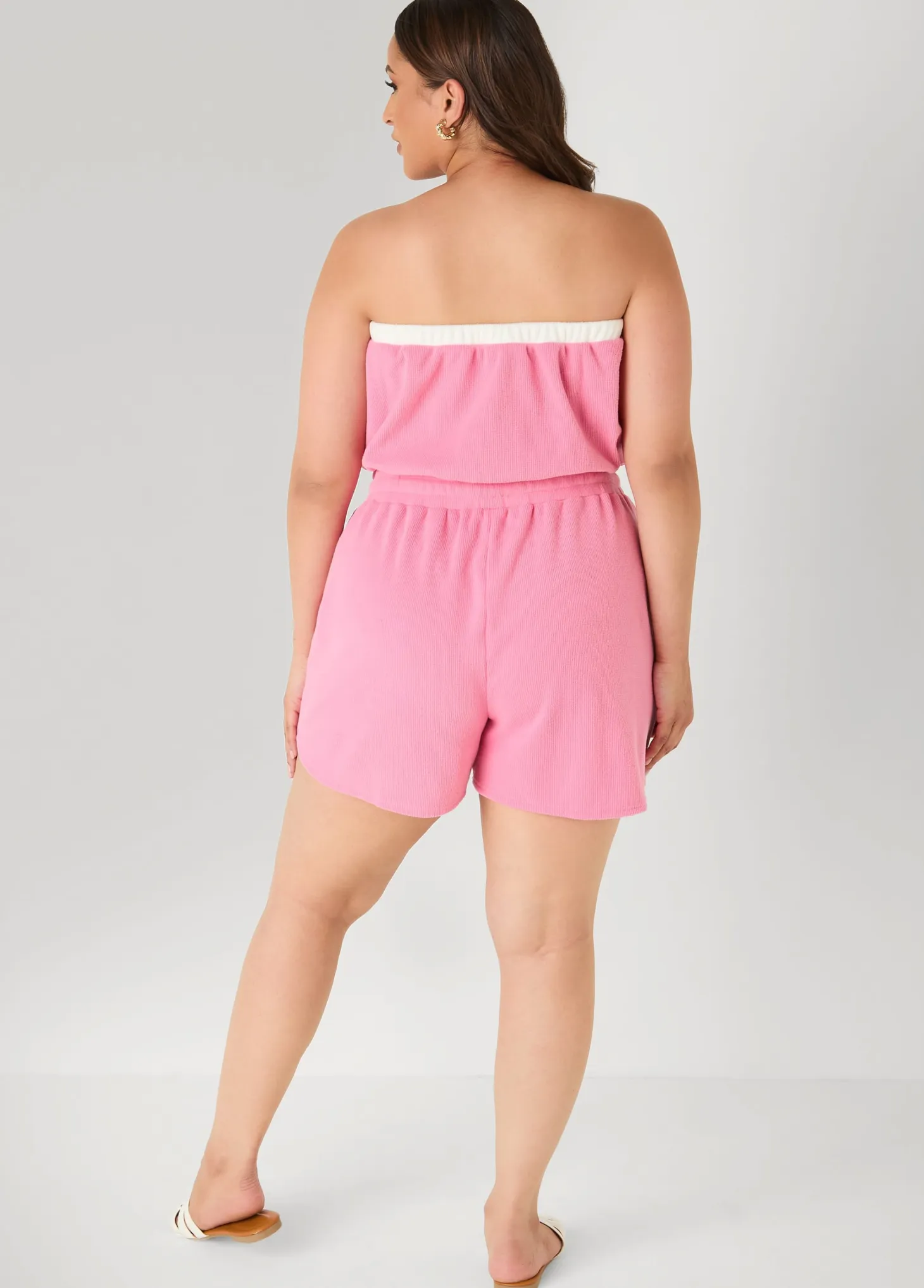 Moon To Noon Strapless Romper