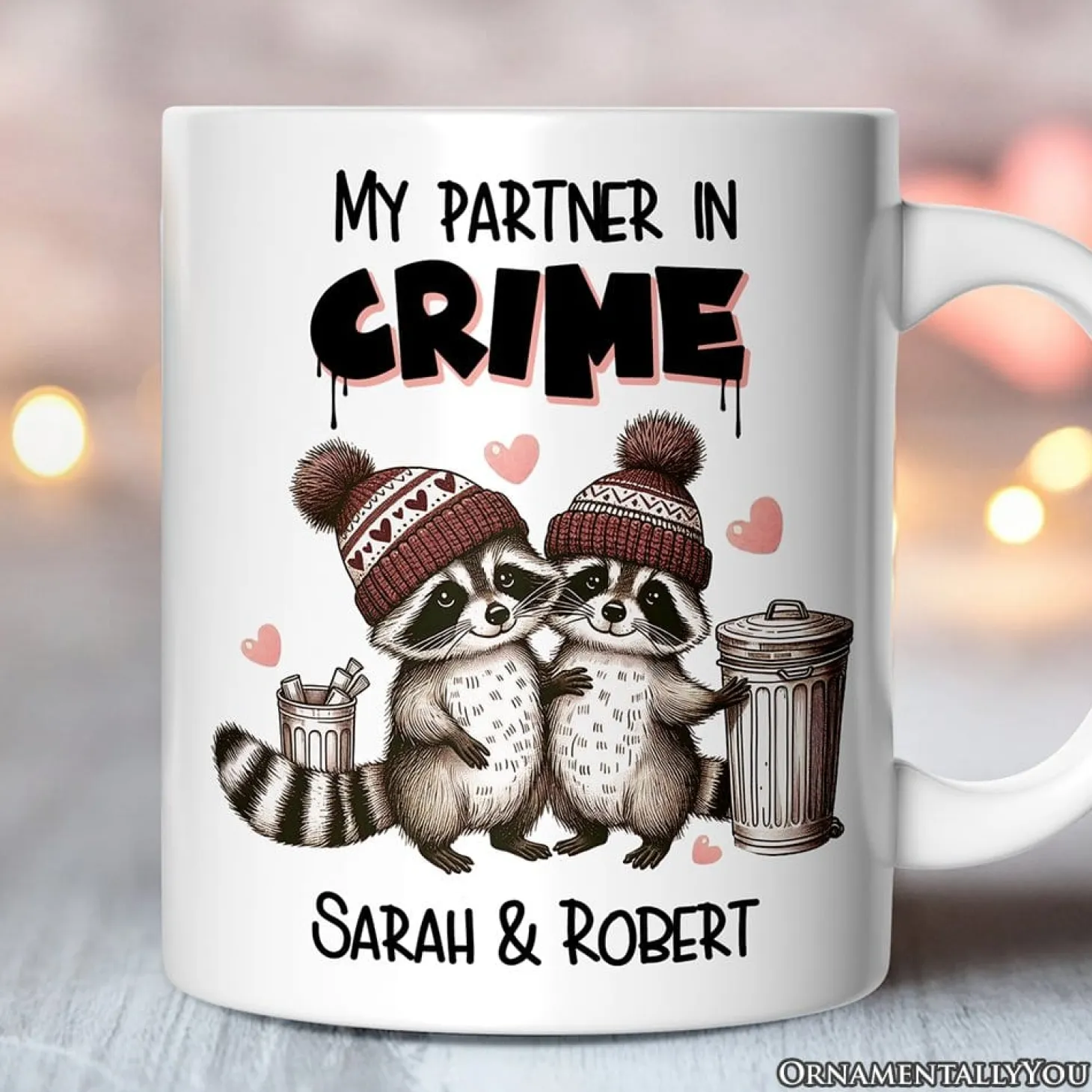 My Partner In Crime Ceramic Mug