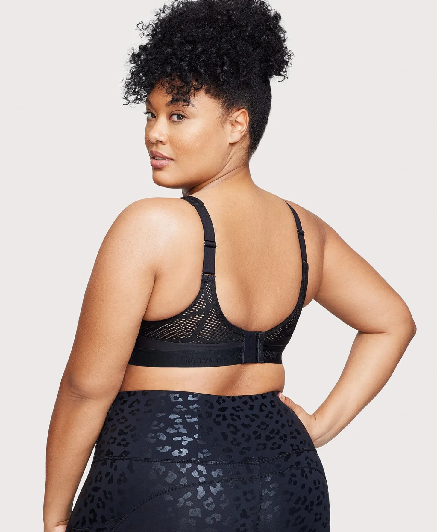 No-Sweat Mesh Sports Bra