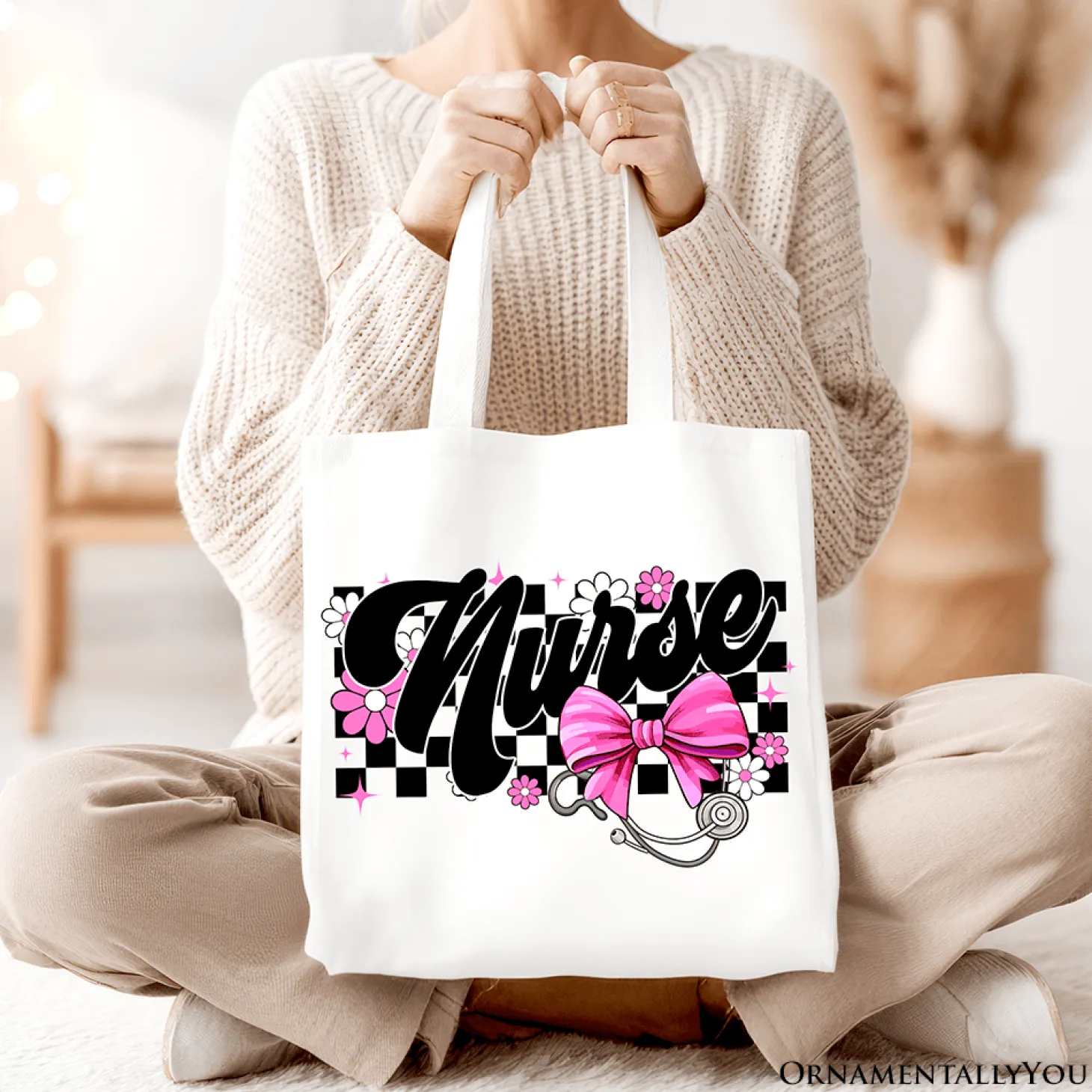 Nurse Canvas Tote Bag