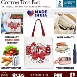 Nurse Heart Canvas Tote Bag