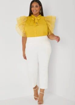 Organza Sleeved Faith Shirt