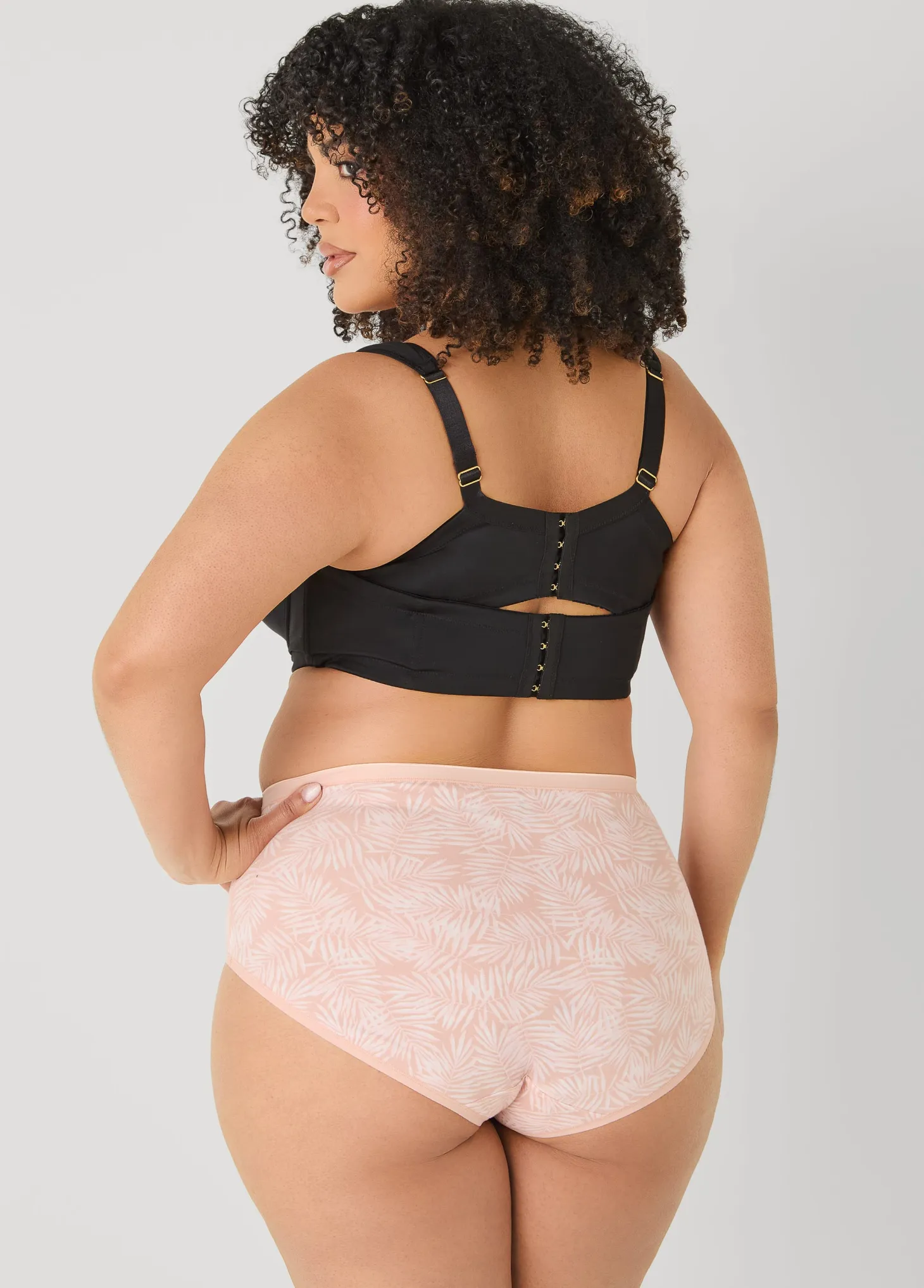 Palm Print Stretch Cotton Briefs