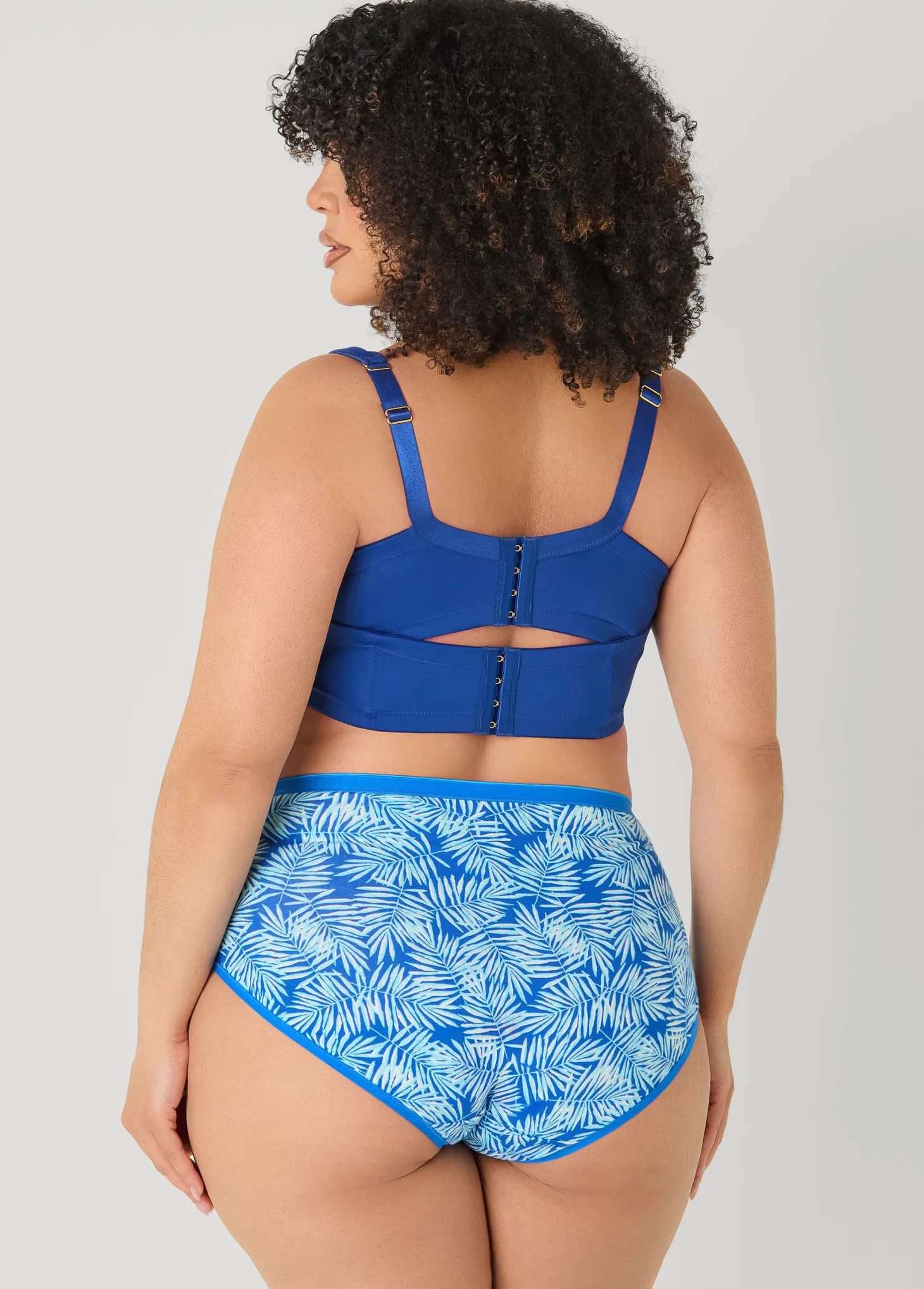 Palm Print Stretch Cotton Briefs