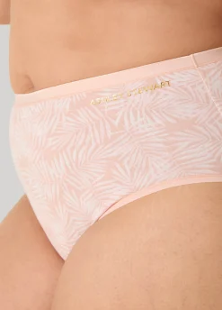 Palm Print Stretch Cotton Briefs
