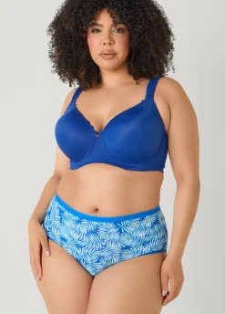 Palm Print Stretch Cotton Briefs