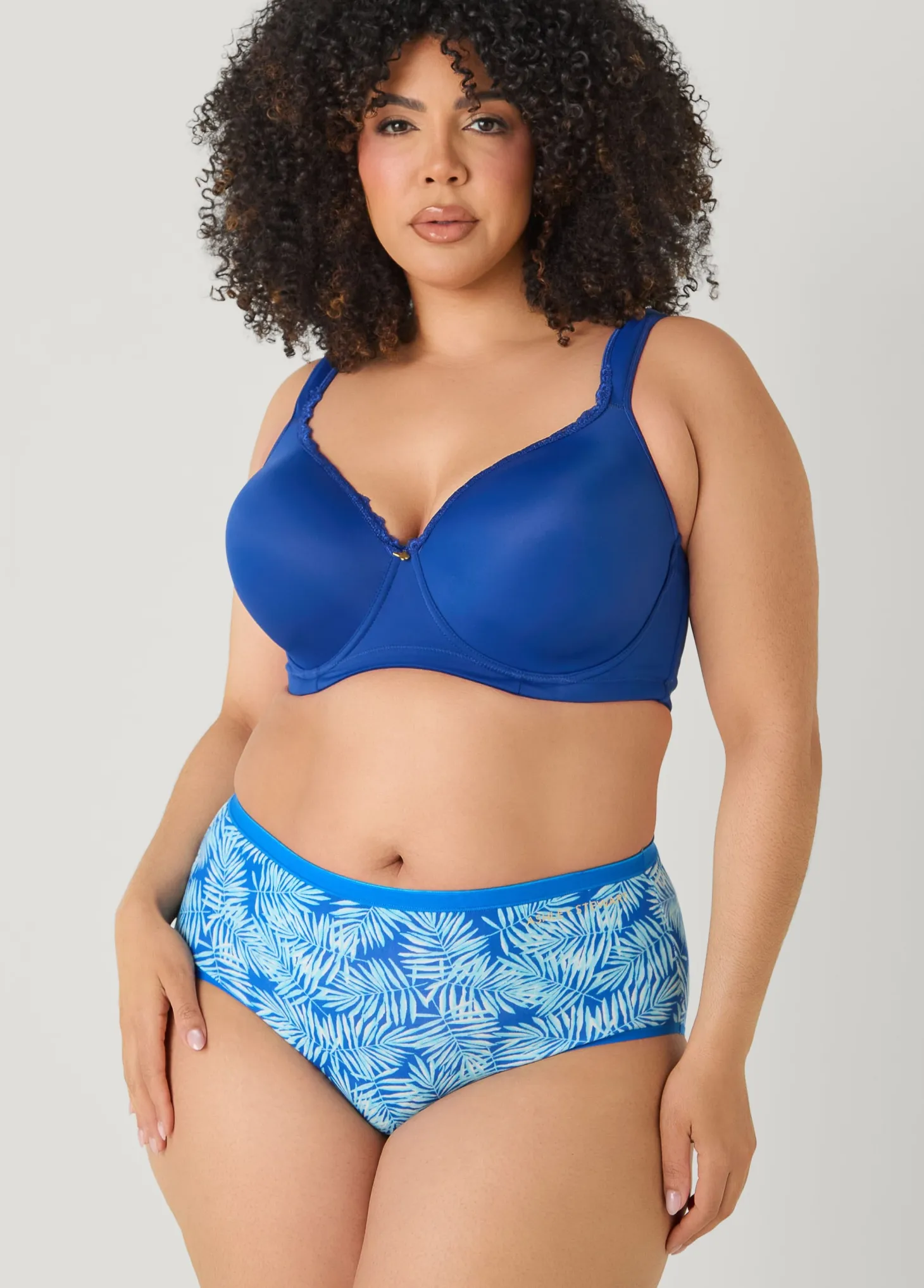 Palm Print Stretch Cotton Briefs