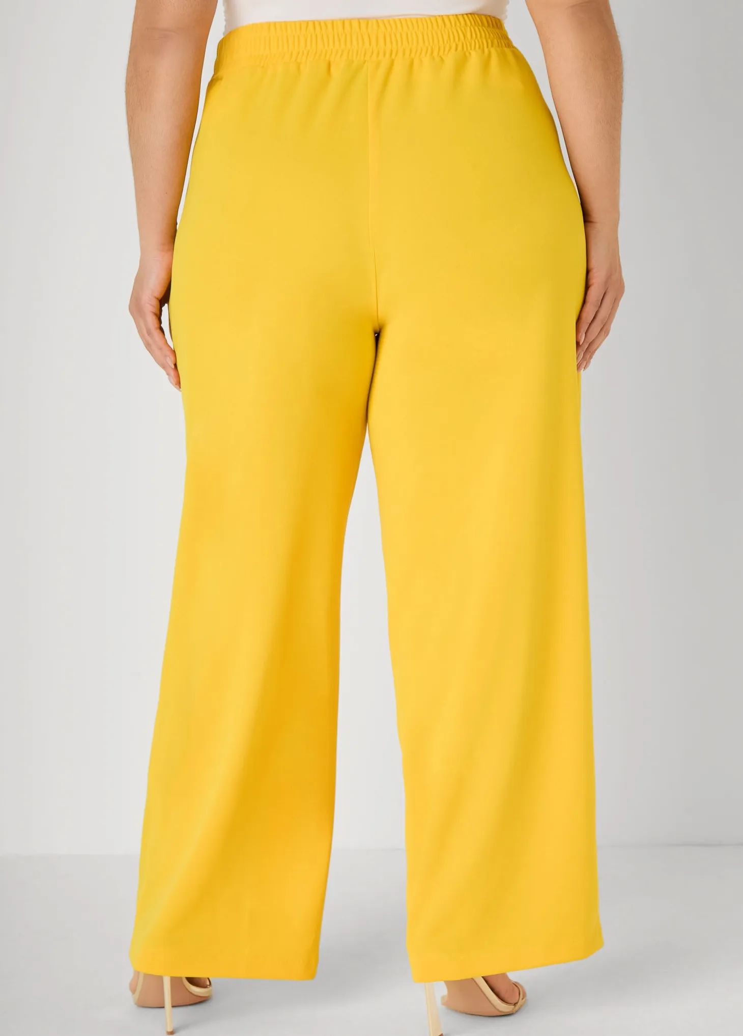 Pleated Wide Leg Pants