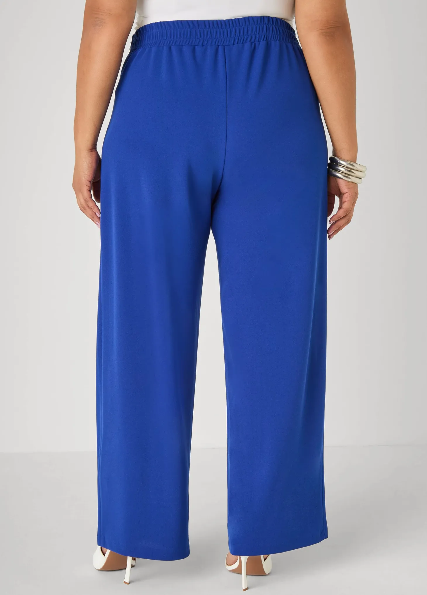 Pleated Wide Leg Pants