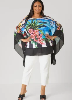 Printed Crepe Tunic