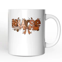 Pumpkin Nurse Ceramic Mug