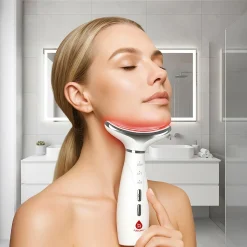 Pursonic 7 Color LED Light Therapy Neck And Face Device