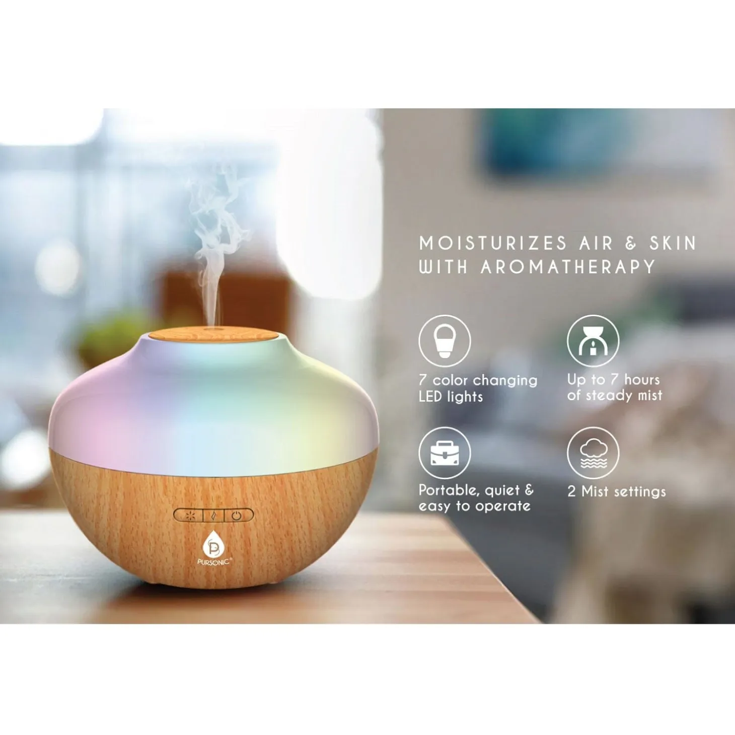 Pursonic Essential Oil Aroma Diffuser