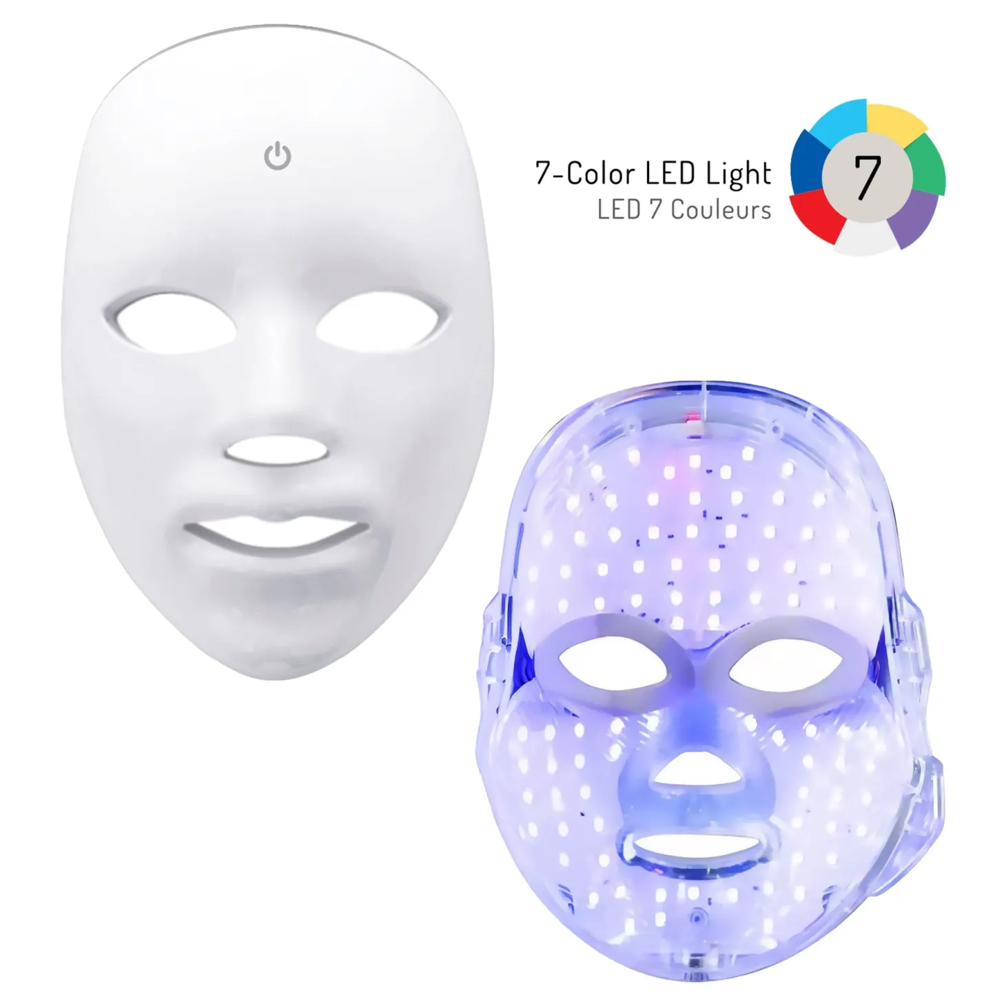 Pursonic 7 In 1 LED Light Therapy Face Mask