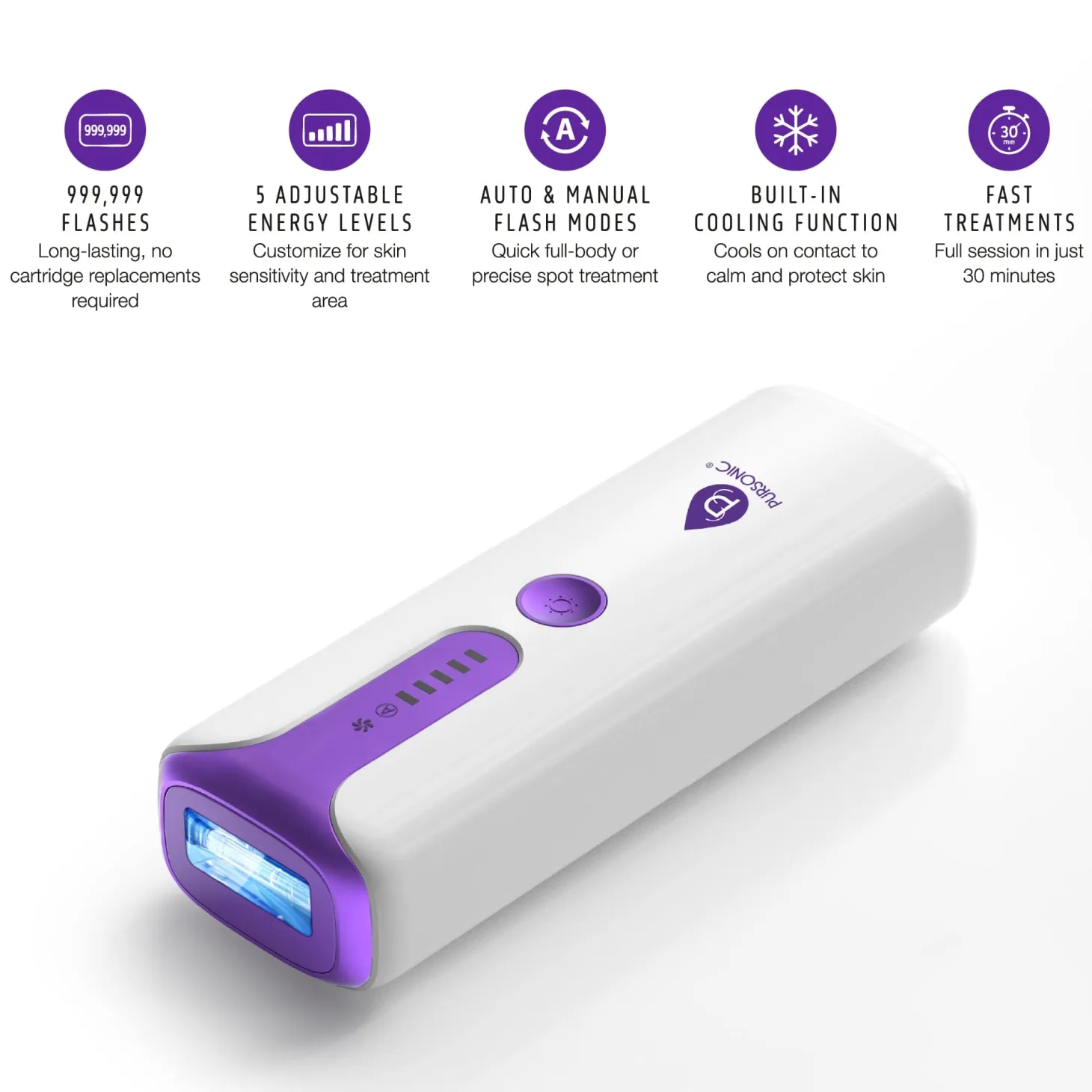 Pursonic Laser Hair Removal Device