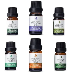 Pursonic 6 Pack Pure Essential Aromatherapy Oils