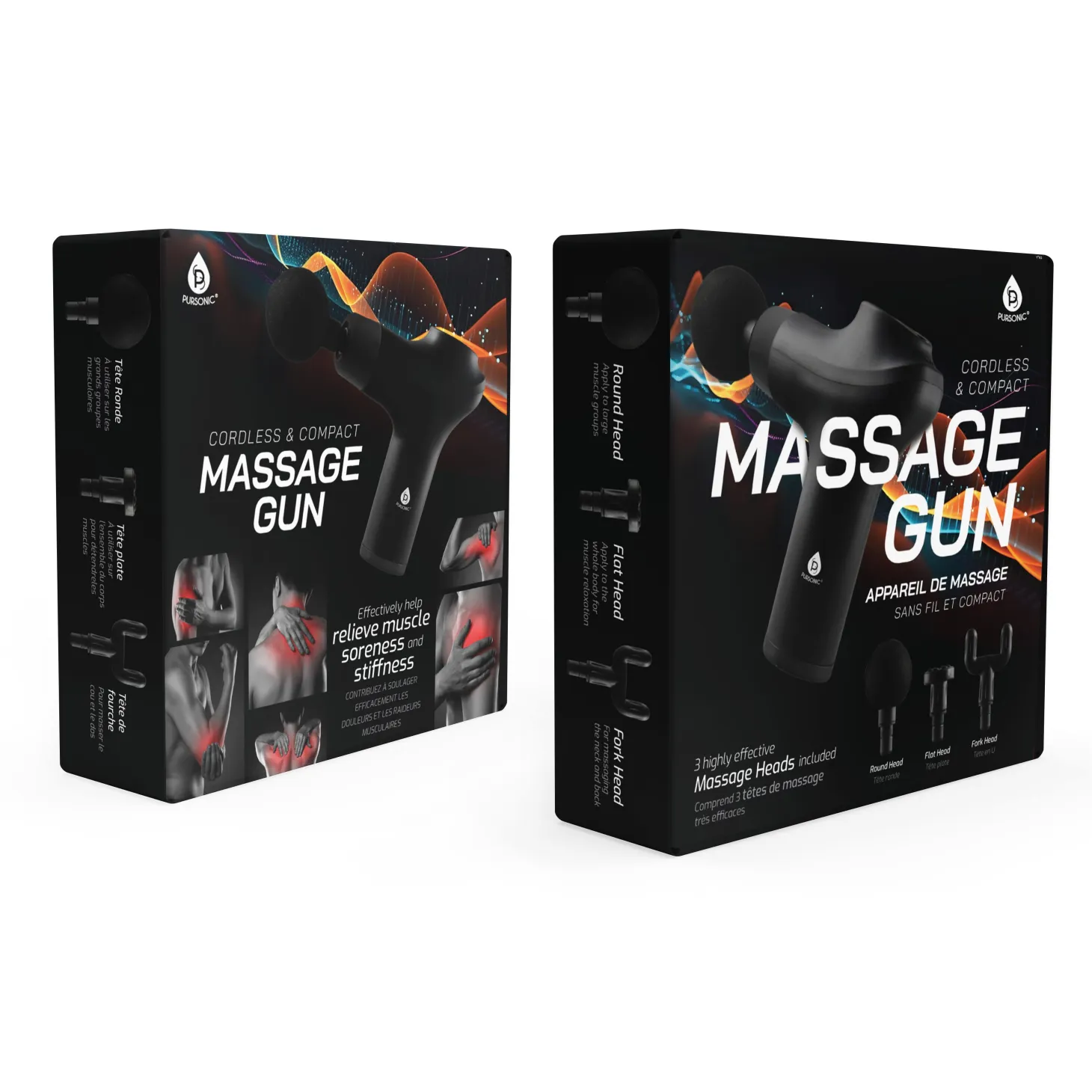 Pursonic 3 Speed Cordless And Rechargeable Massage Gun