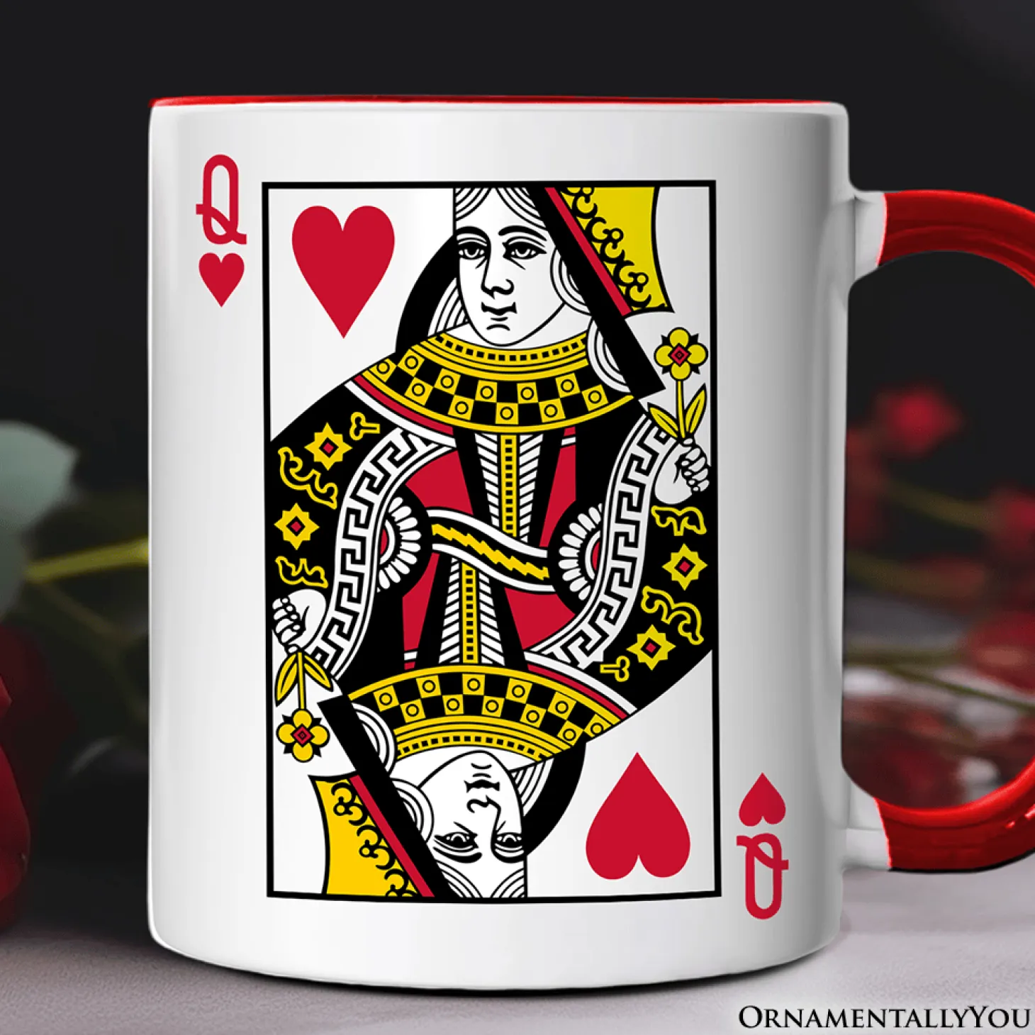 Queen Of Hearts Ceramic Mug