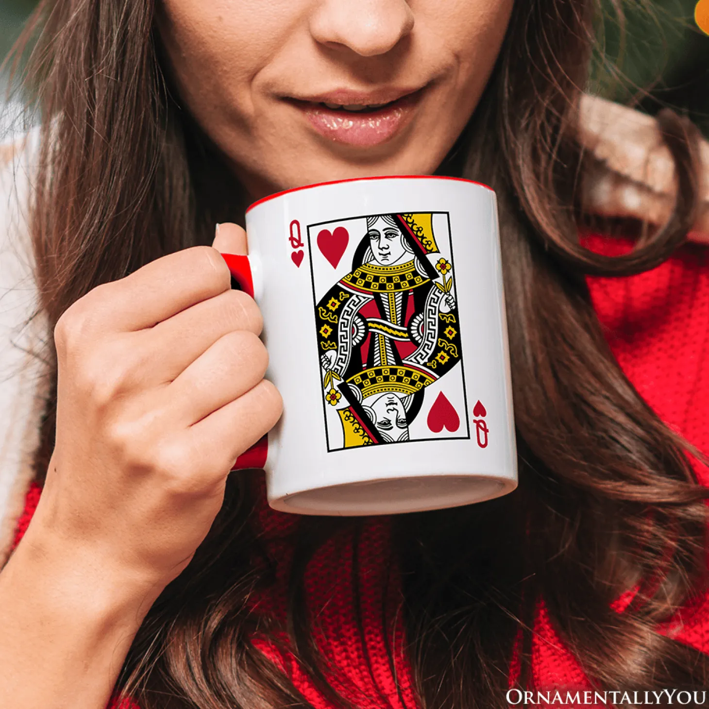 Queen Of Hearts Ceramic Mug