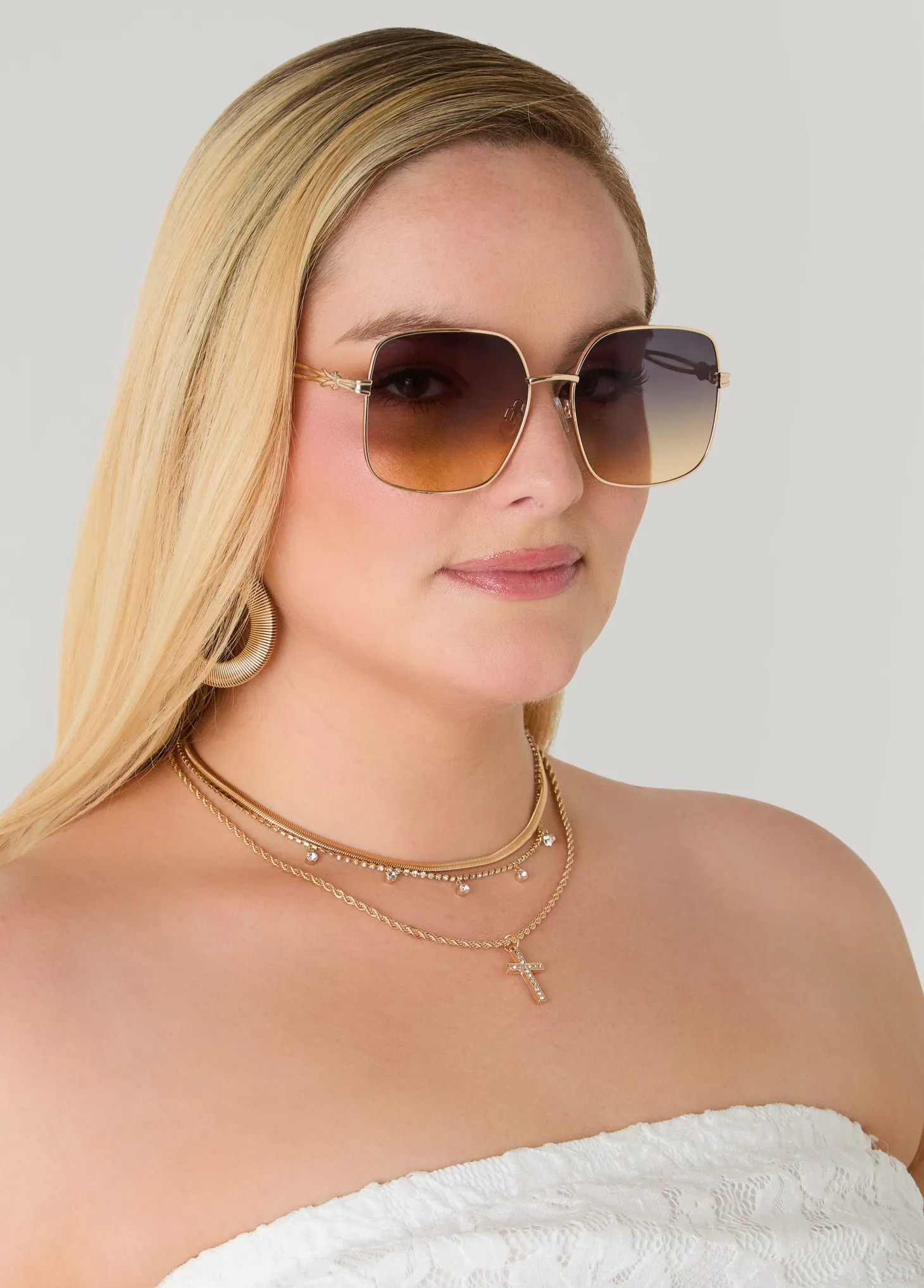 Rectangle Wire Sunglasses