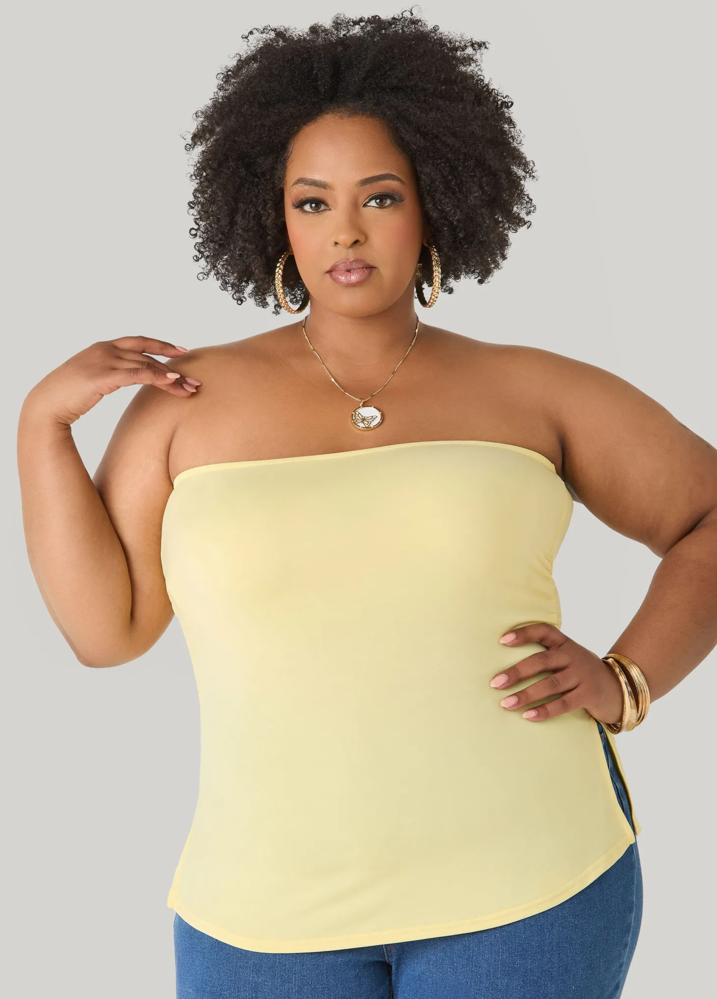 Ruched Tube Top