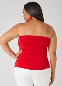 Ruched Tube Top