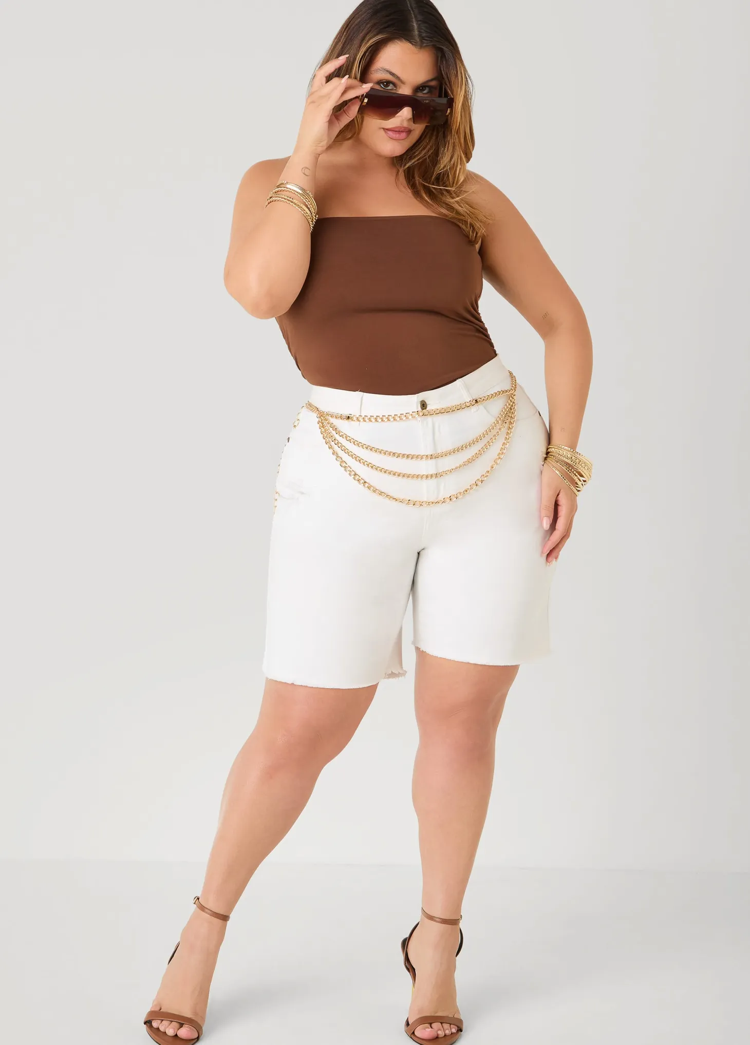 Ruched Tube Top