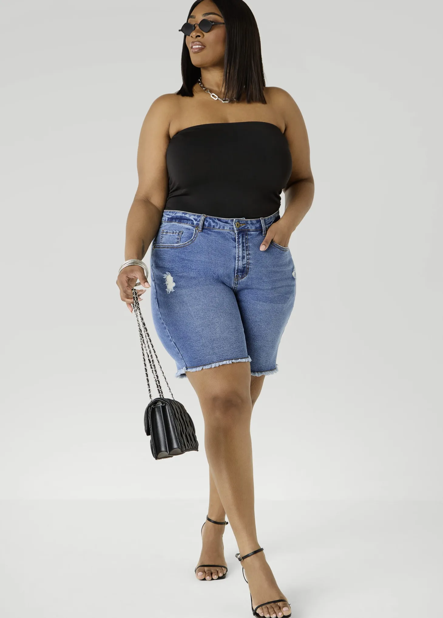 Ruched Tube Top