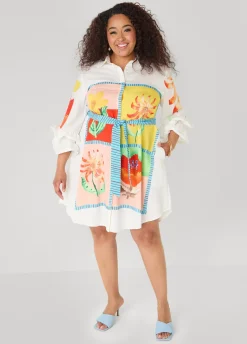 Ruffled Amore Shirtdress
