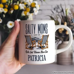 Salty Moms Beach Club Ceramic Mug