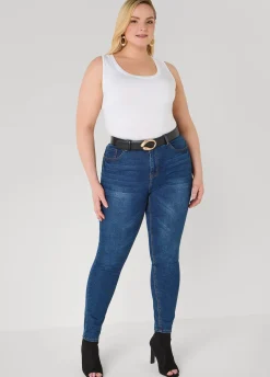 Sculpted Buckle Waist Belt