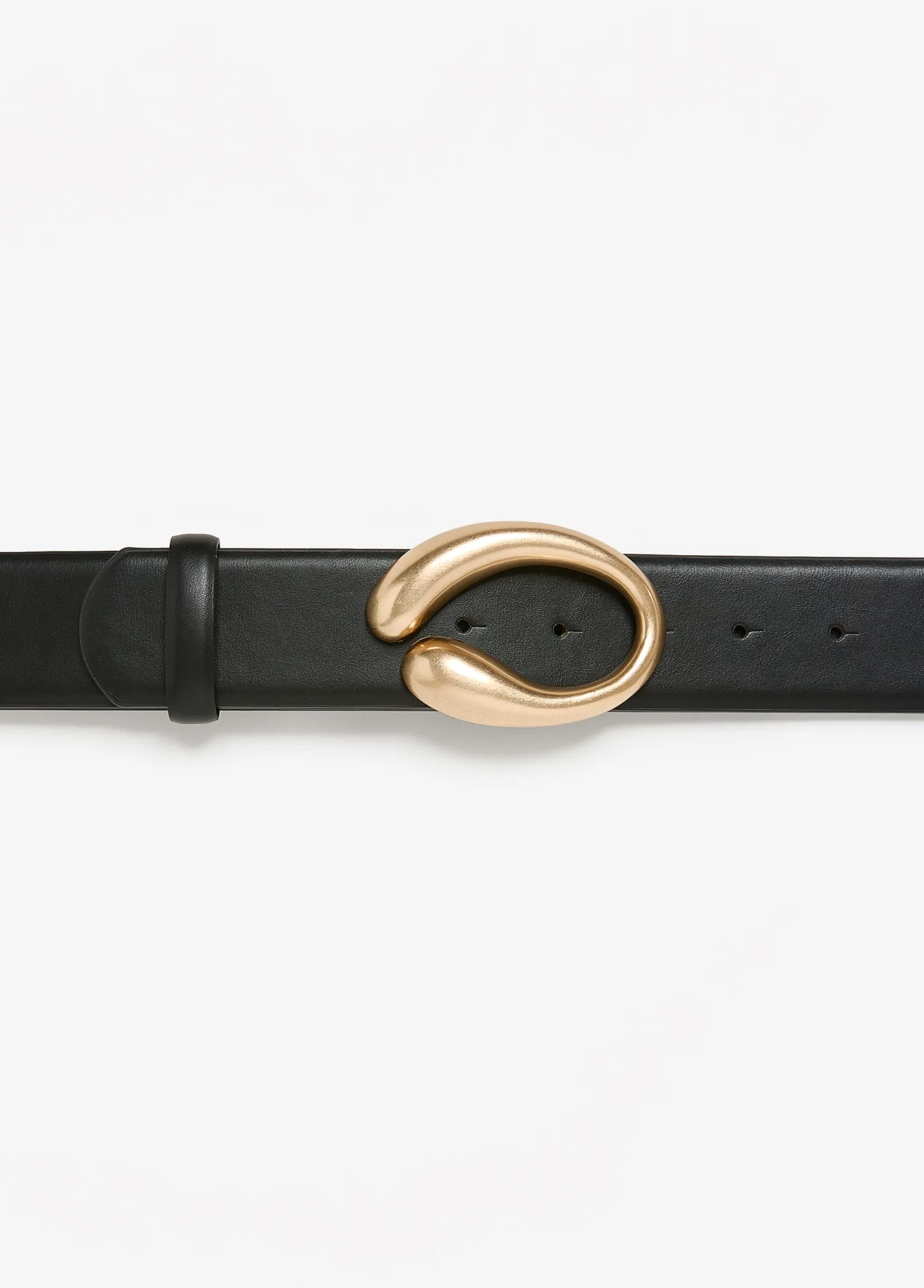 Sculpted Buckle Waist Belt