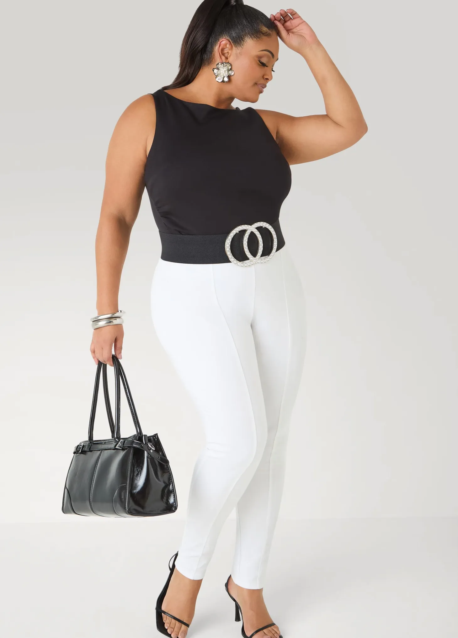 Seamed High Waist Leggings