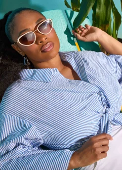Seersucker Cotton Shirt