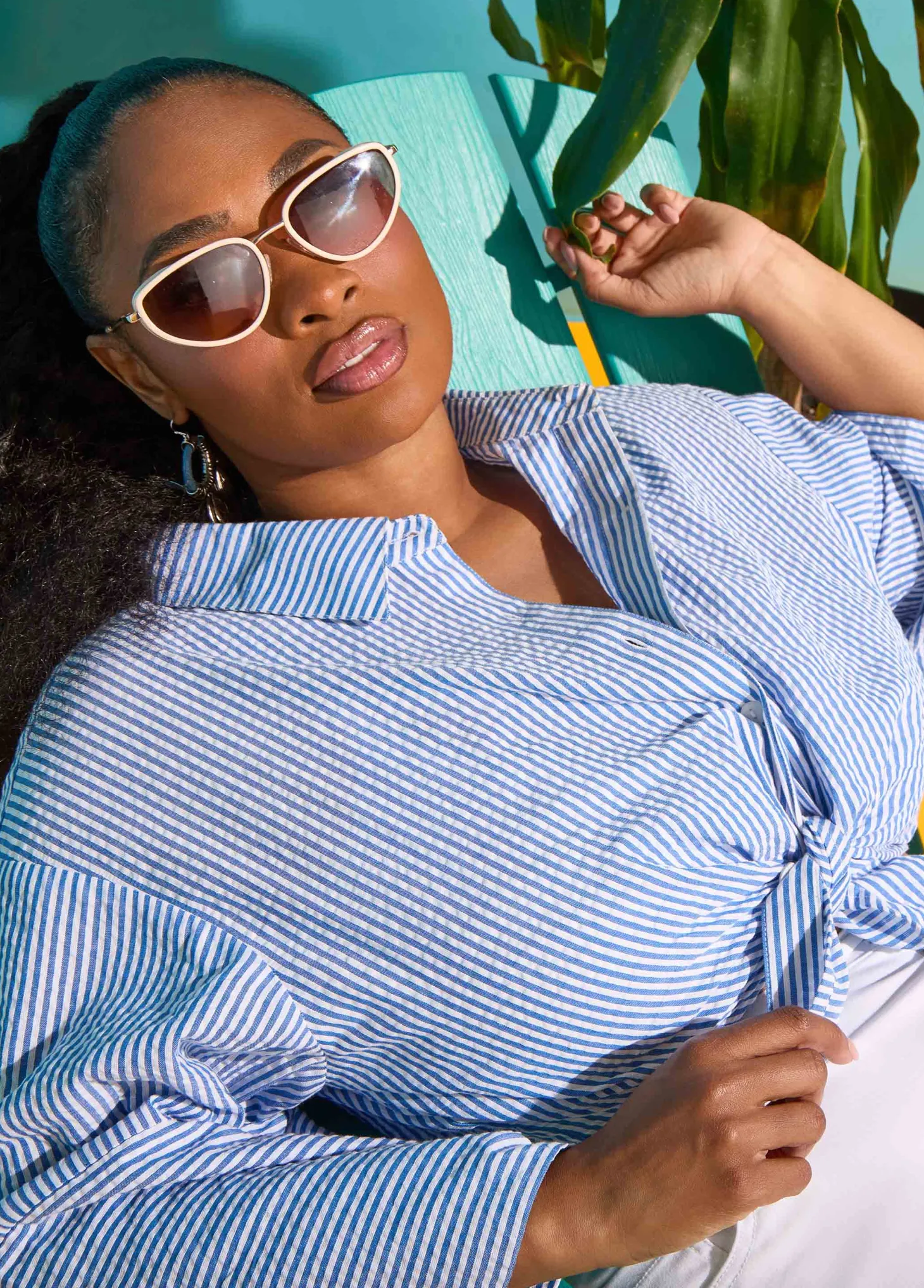 Seersucker Cotton Shirt