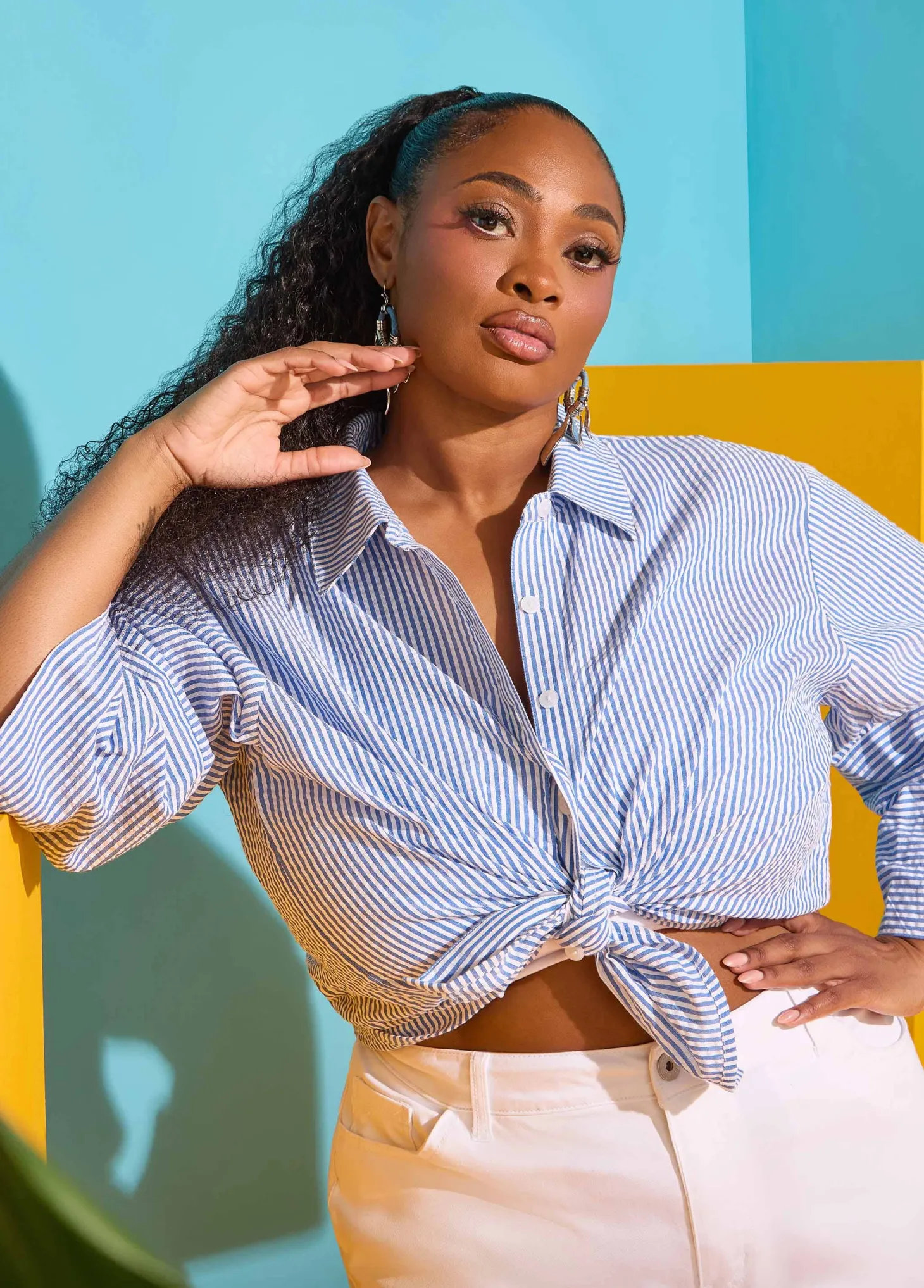 Seersucker Cotton Shirt