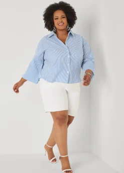 Seersucker Cotton Shirt