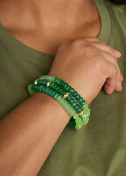 Set Of Two Beaded Bracelets