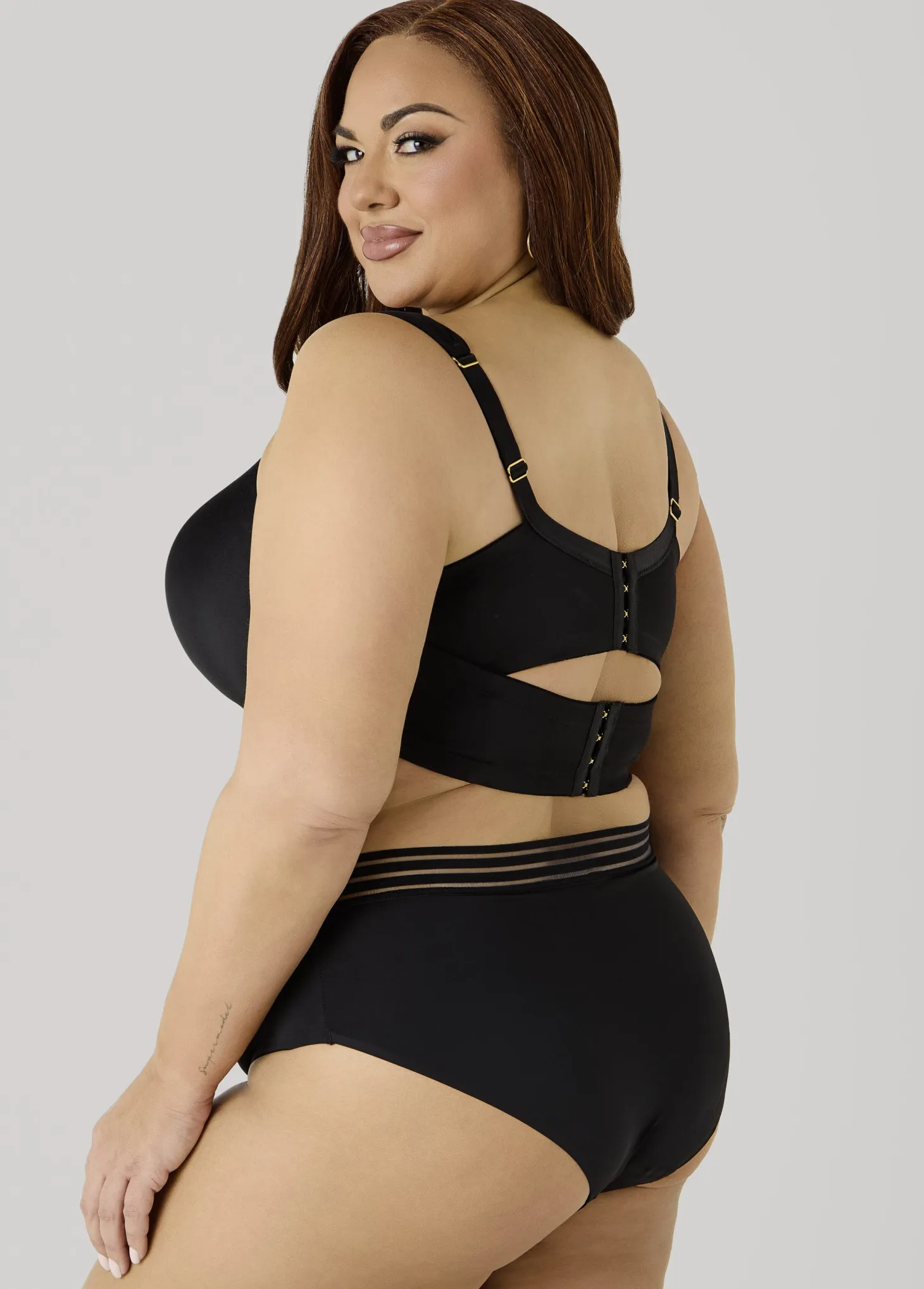 Sheer Waist Microfiber Briefs